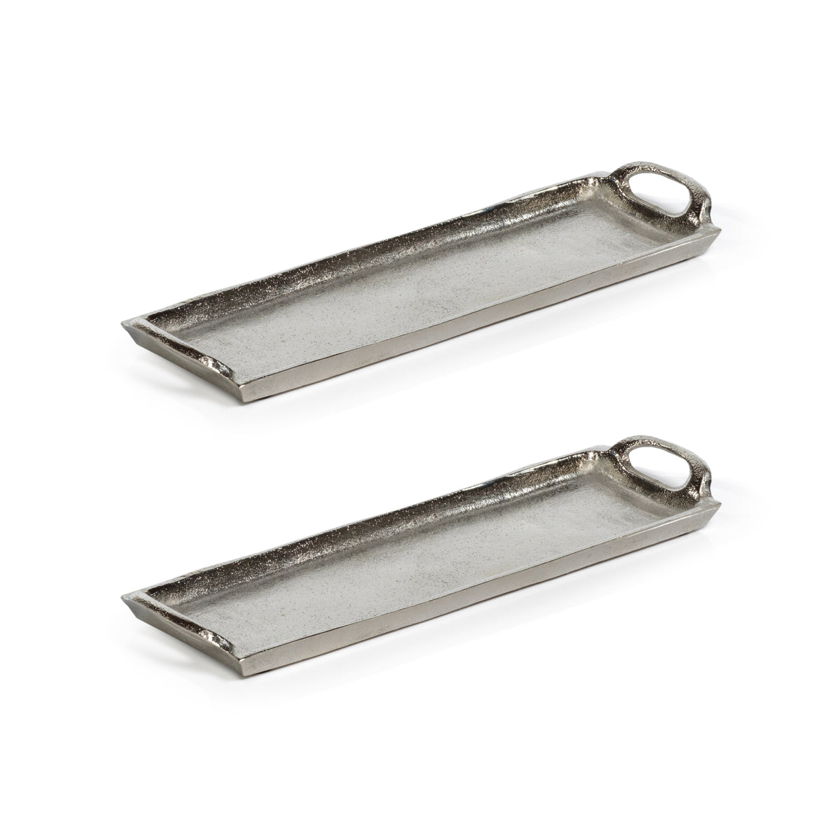 Kona Silver 14" Aluminum Trays, Set of 2