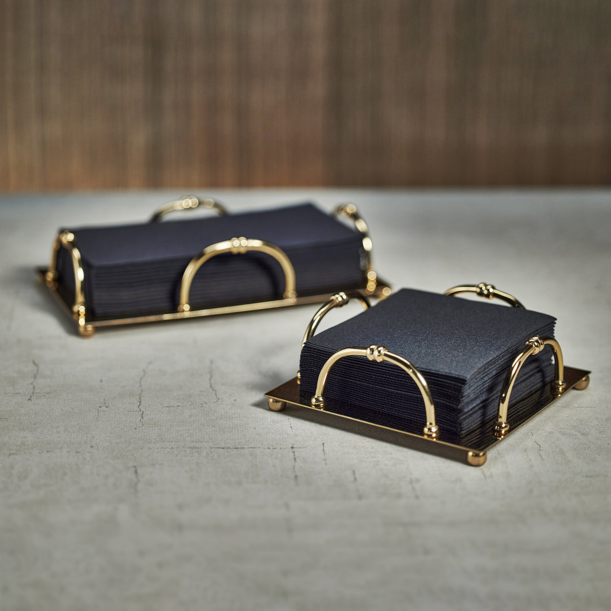 Azalea Gold Cocktail Napkin Holder