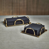 Azalea Gold Dinner Napkin Holder