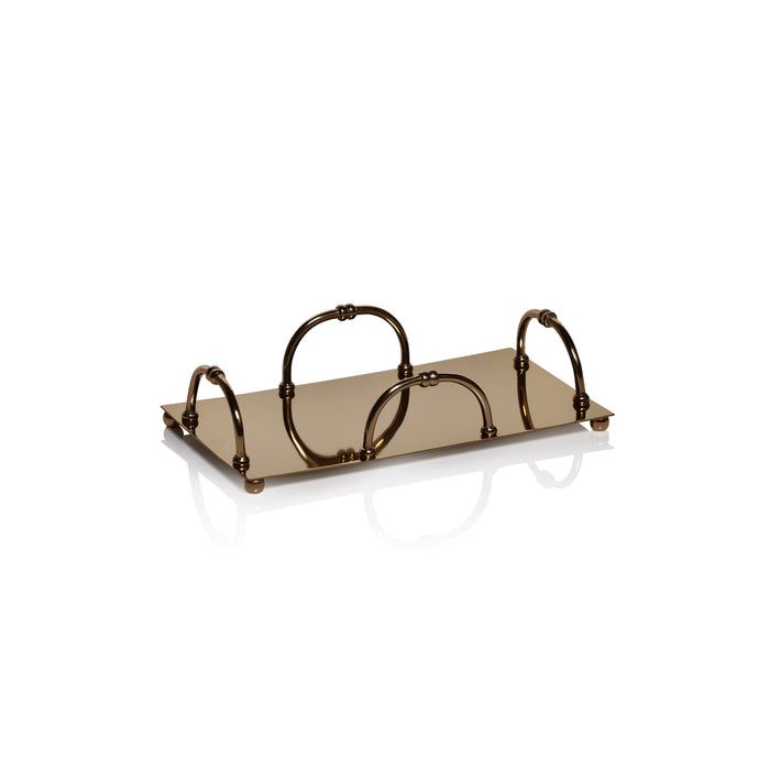 Azalea Gold Dinner Napkin Holder