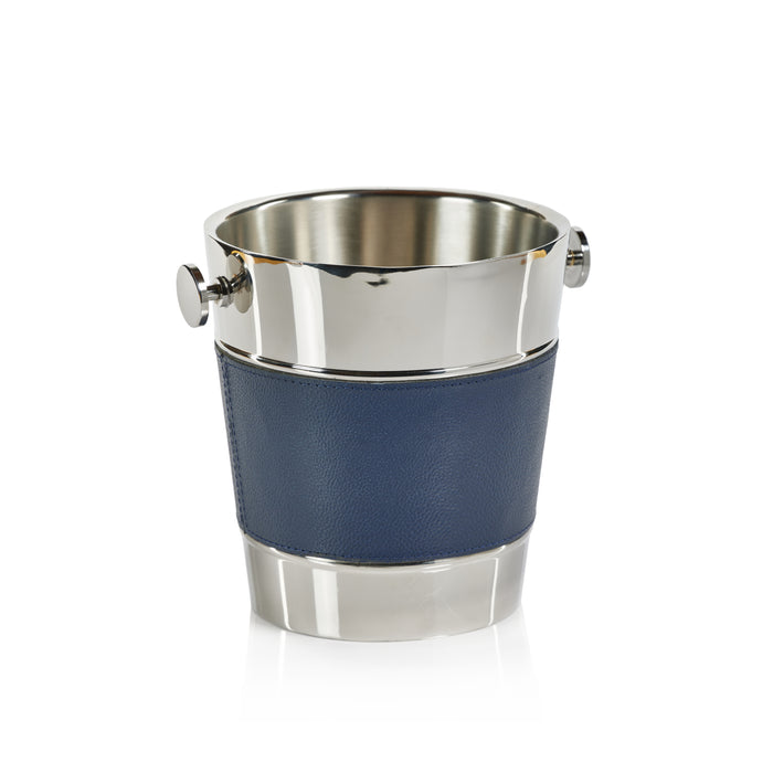Laguna Nickel & Leather Wine Cooler