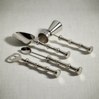 Pavia Bamboo 5-Piece Bar Tool Set