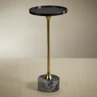 Palomar Black Marble Drink Table