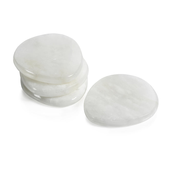 La Salama Alabaster Coasters, Set of 4