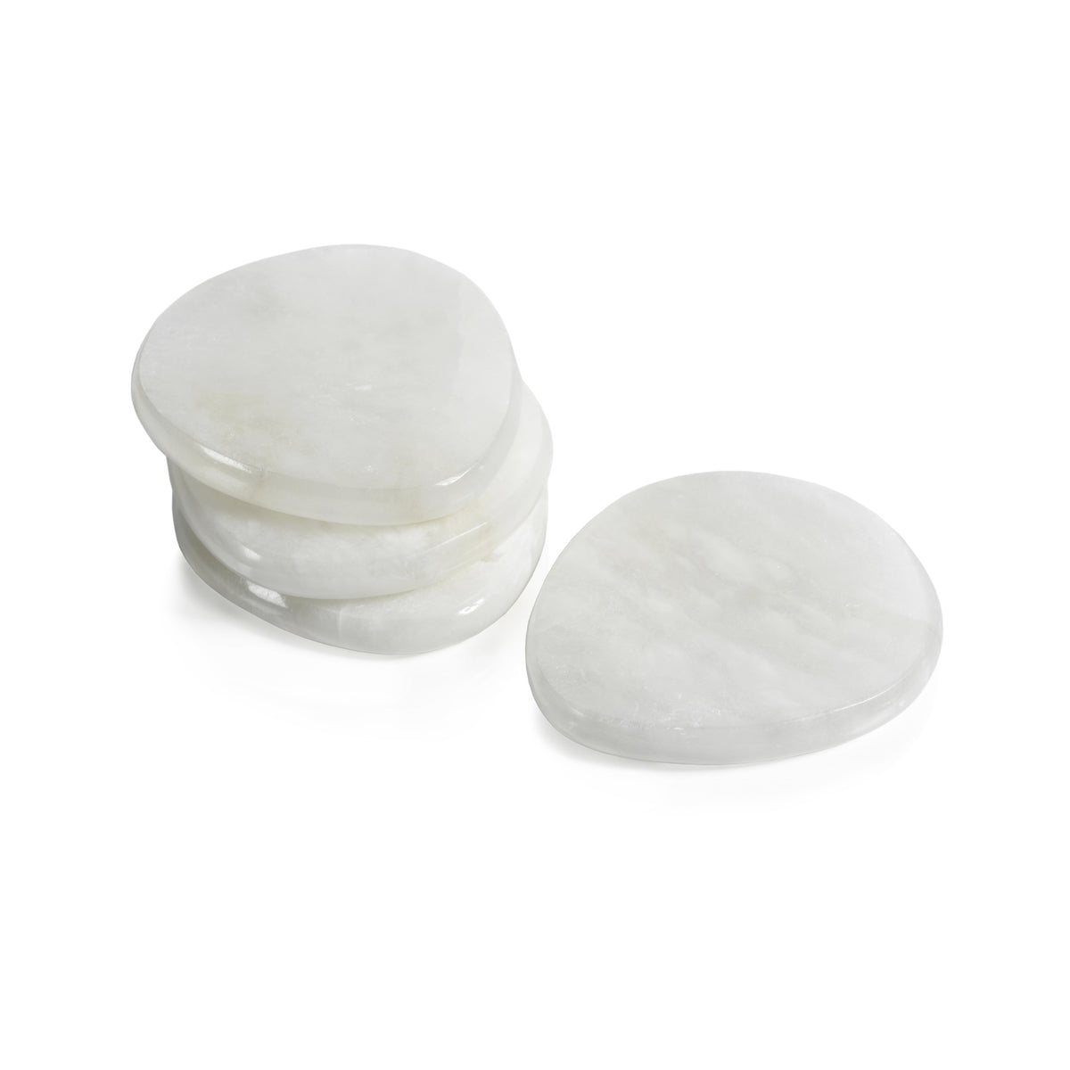 La Salama Alabaster Coasters, Set of 4