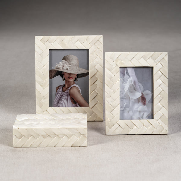 Bengkulu Bone Braided Photo Frame 4x6