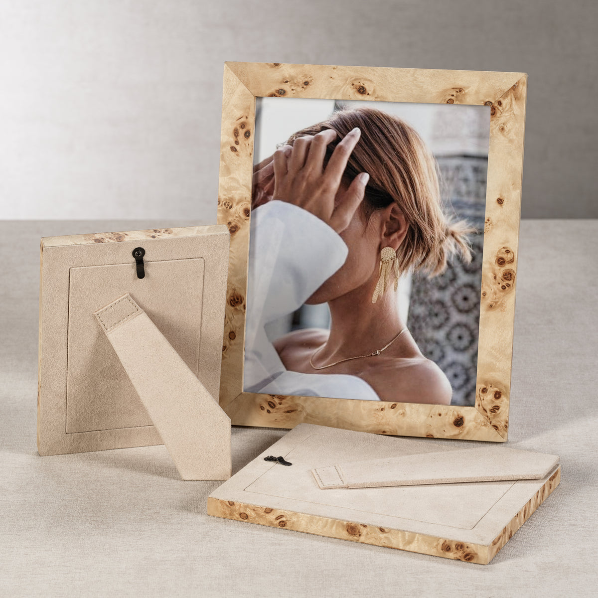Bogor Burlwood Veneer Photo Frame 4x6