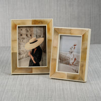 Bastia Natural Horn & Bone Photo Frame 5x7