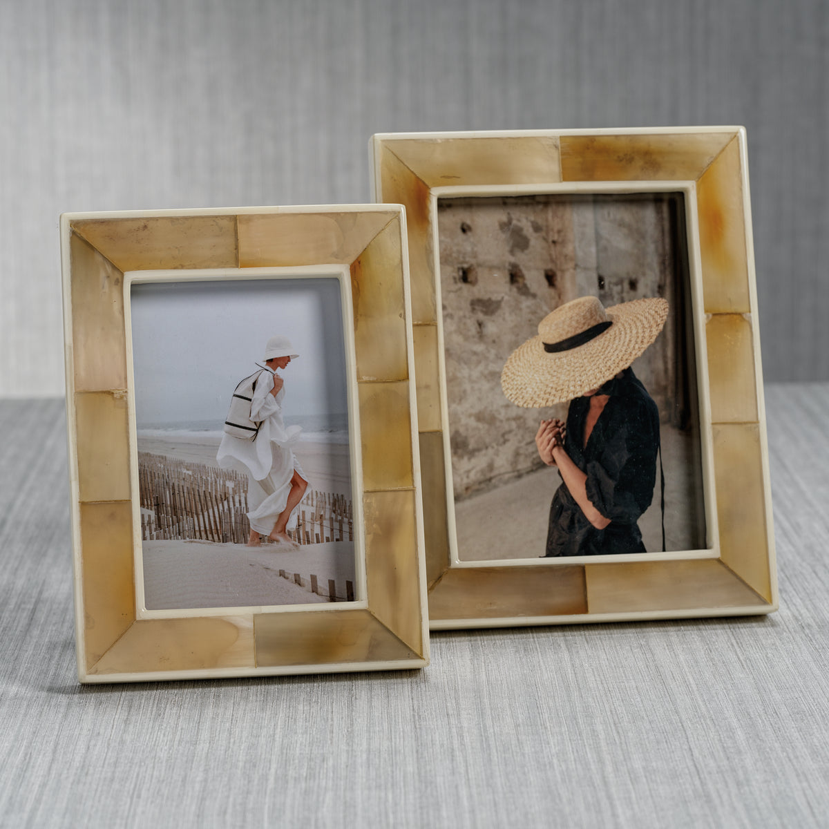 Bastia Natural Horn & Bone Photo Frame 5x7