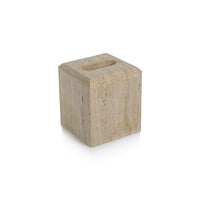 Beige Travertine Marble Tissue Box Cover