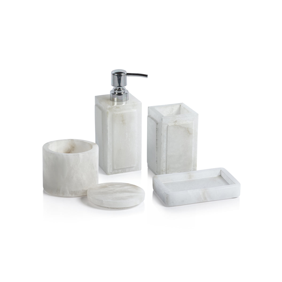 Côte d'Azur Alabaster Soap Dispenser