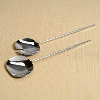 Stanley Polished Stainless Steel Salad Server Set