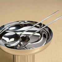 Stanley Polished Stainless Steel Salad Server Set