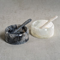 Korin Black & White Resin Condiment Bowl