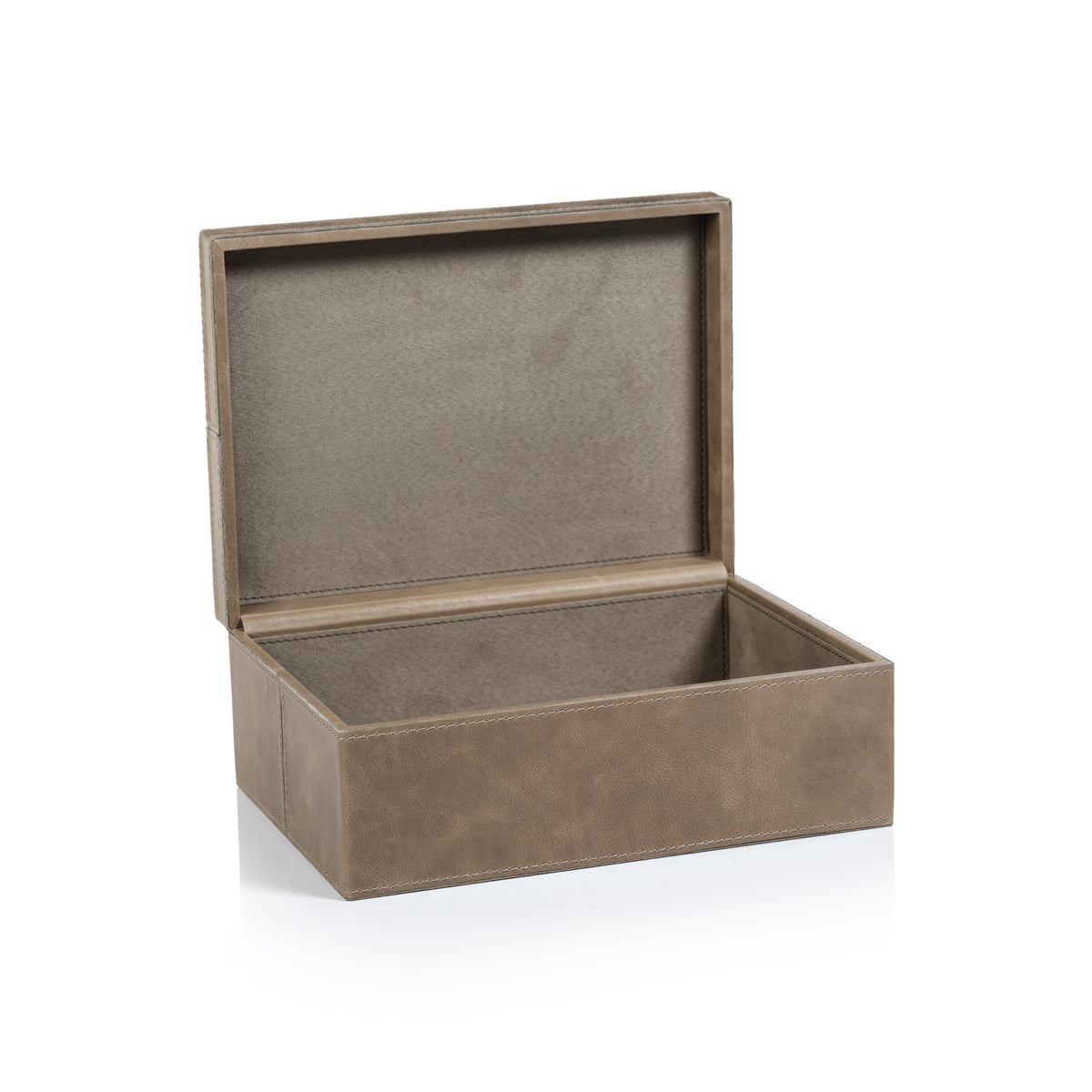 Bellecôte Mink Leather Decorative Box, Large