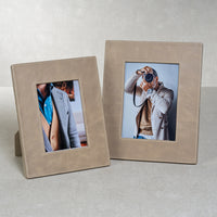 Bellecôte Mink Leather Photo Frame 4x6