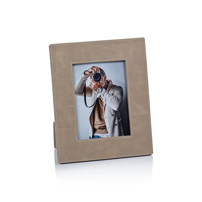 Bellecôte Mink Leather Photo Frame 5x7