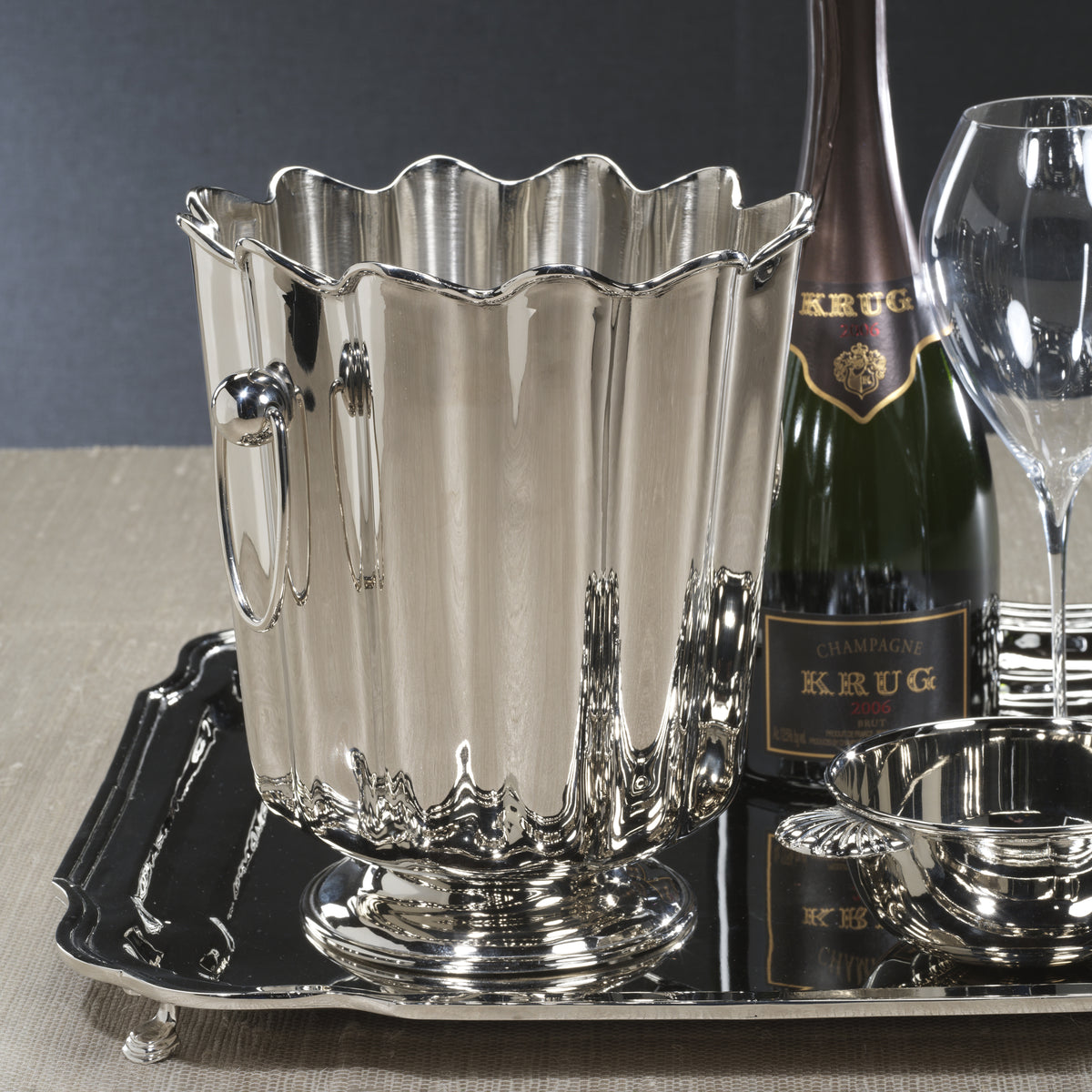 Orléans Scalloped Wine & Champagne Bucket