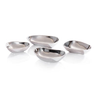 Charmin Assorted Nickel Condiment Bowls, Set of 4