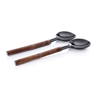 Bamboo and Horn Server Set