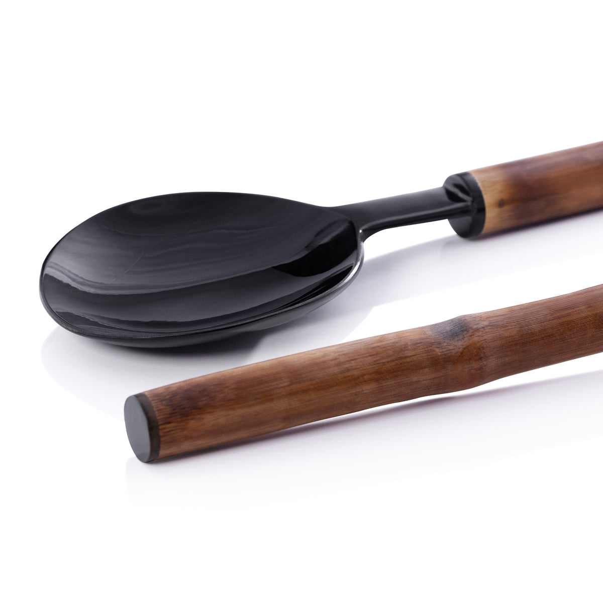 Bamboo and Horn Server Set