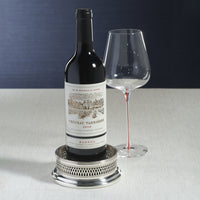 Sommelier's Edge Silver Wine Bottle Coaster