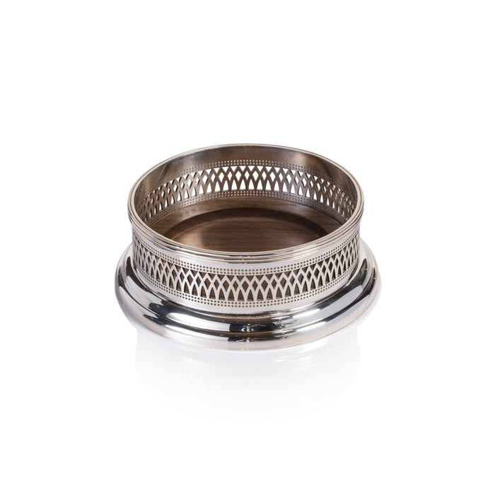 Sommelier's Edge Silver Wine Bottle Coaster