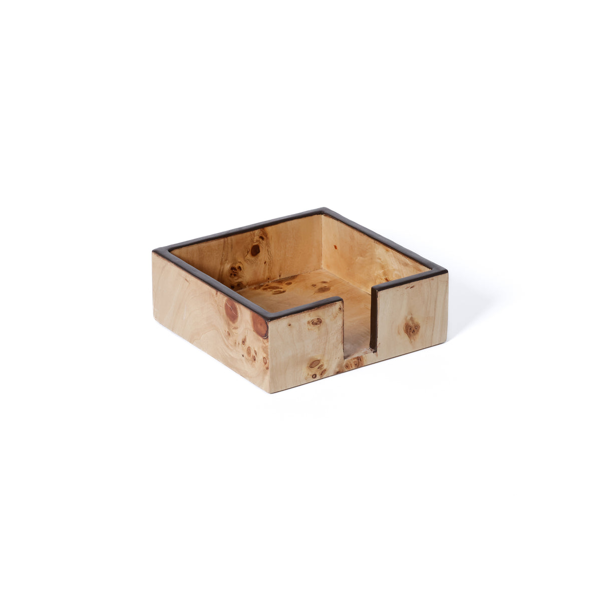 Valerie Burl Square Cocktail Napkin Holder