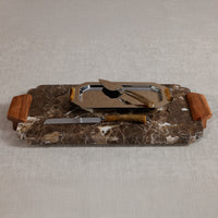 Mocha Marble Charcuterie Serving Board