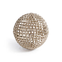 Decorative Gold Metal Orb, Large