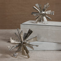 Nickel Starburst Orb Decorative Accent, Large