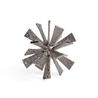 Nickel Starburst Orb Decorative Accent, Large