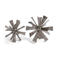 Nickel Starburst Orb Decorative Accent, Large