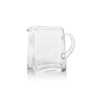 Reginald Blown Glass Scissor Cut Pitcher