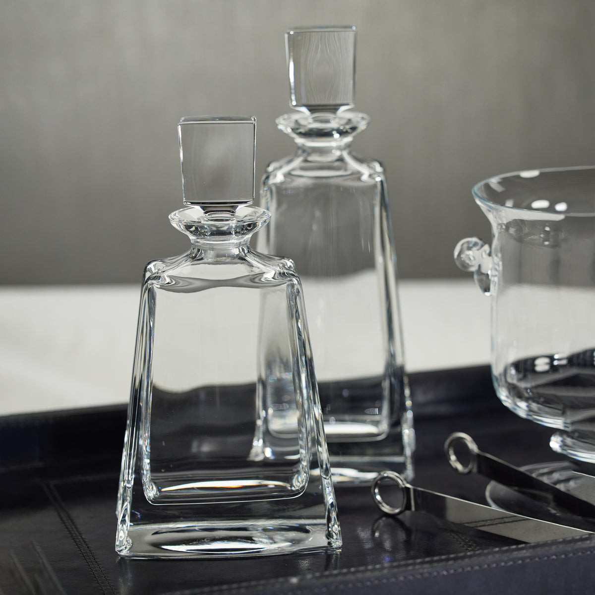 Donovan Crystal Glass Decanter, Large