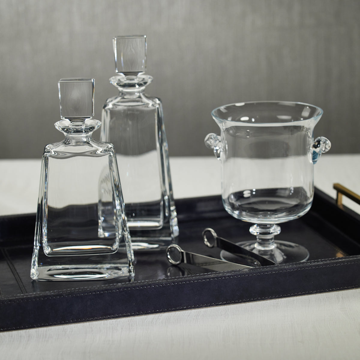 Donovan Crystal Glass Decanter, Large