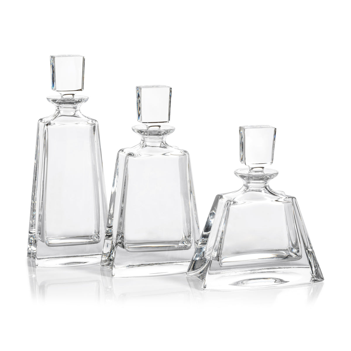 Donovan Crystal Glass Decanter, Large
