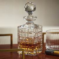 Belmore Crystal Glass Whiskey & Brandy Decanter