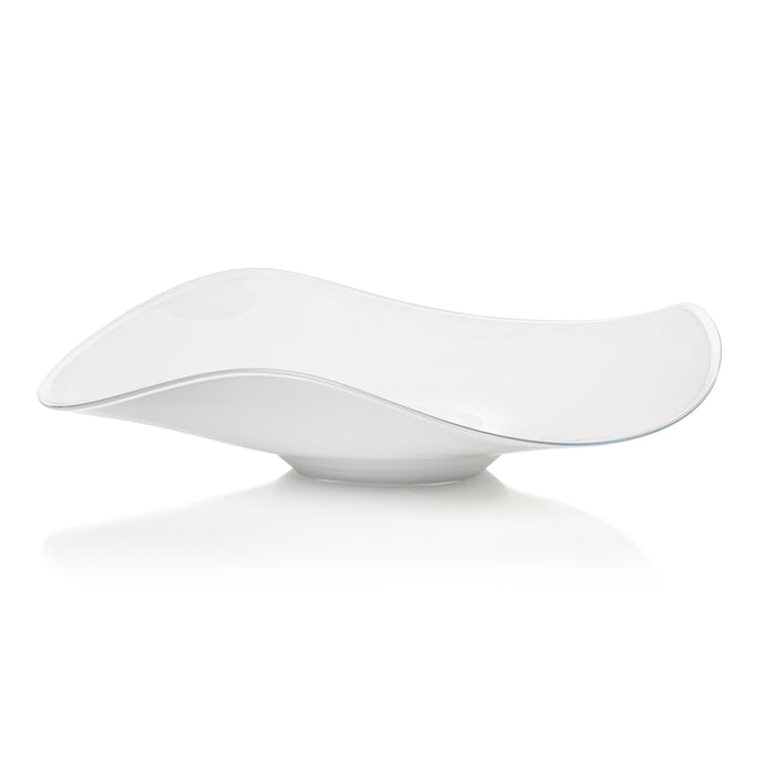 Shoal Scissor Cut Wave Glass Bowl