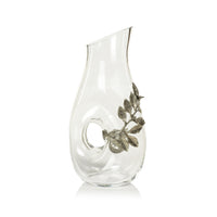Lemon Pewter & Glass Pitcher