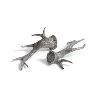 St. Anton Pewter Antler Salt & Pepper Shaker Set