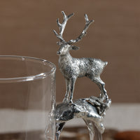 St. Moritz Pewter & Glass Pitcher