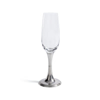 St. Moritz Pewter & Glass Champagne Flute