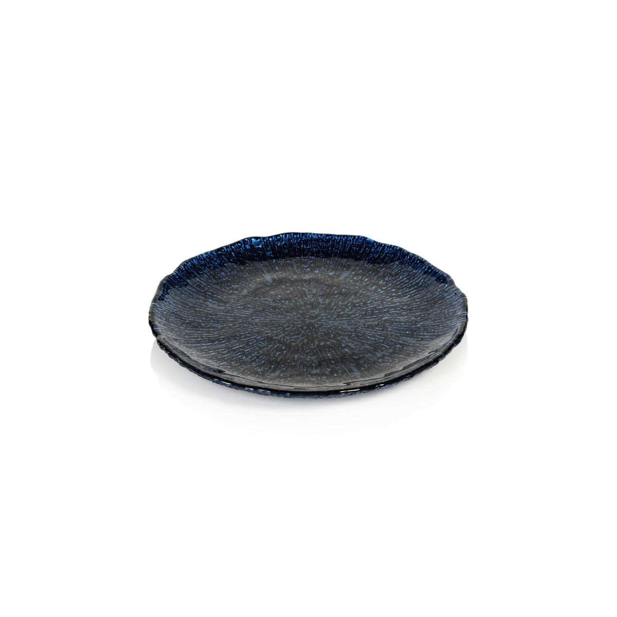 Exuma 8.5" Cobalt Blue Glass Plates, Set of 6