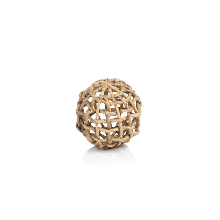 Water Hyacinth Twisted Small Decorative Ball Set of 8