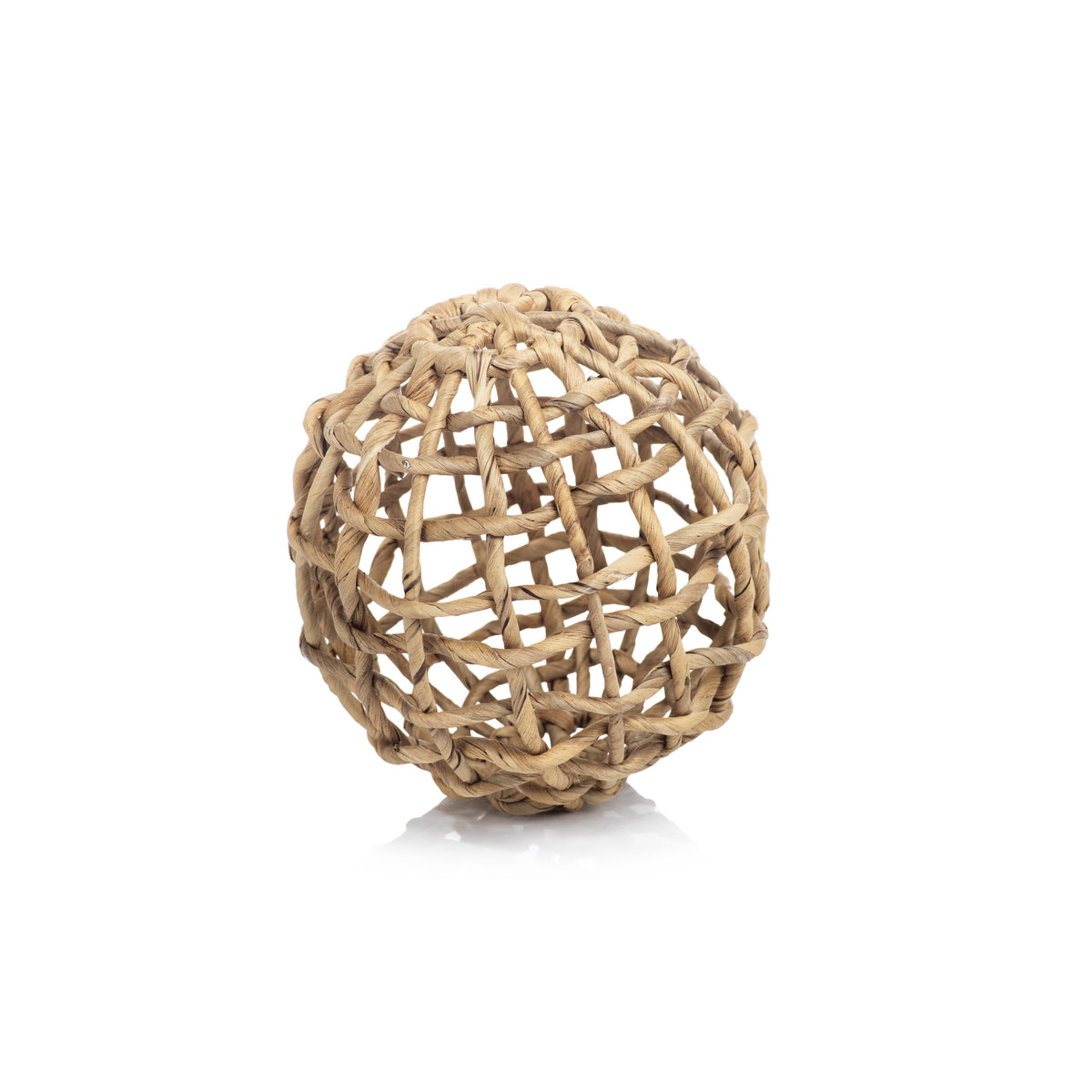 Water Hyacinth Twisted Large Decorative Ball Set of 8