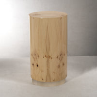 Leela Burl Wood Stool / Table, 12"
