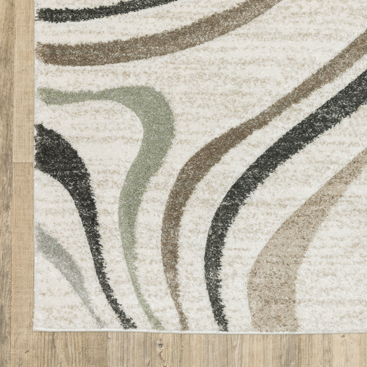 Cambria Beige Multi-Colored Contemporary Rug