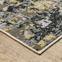 Caravan Beige & Gold Contemporary Rug