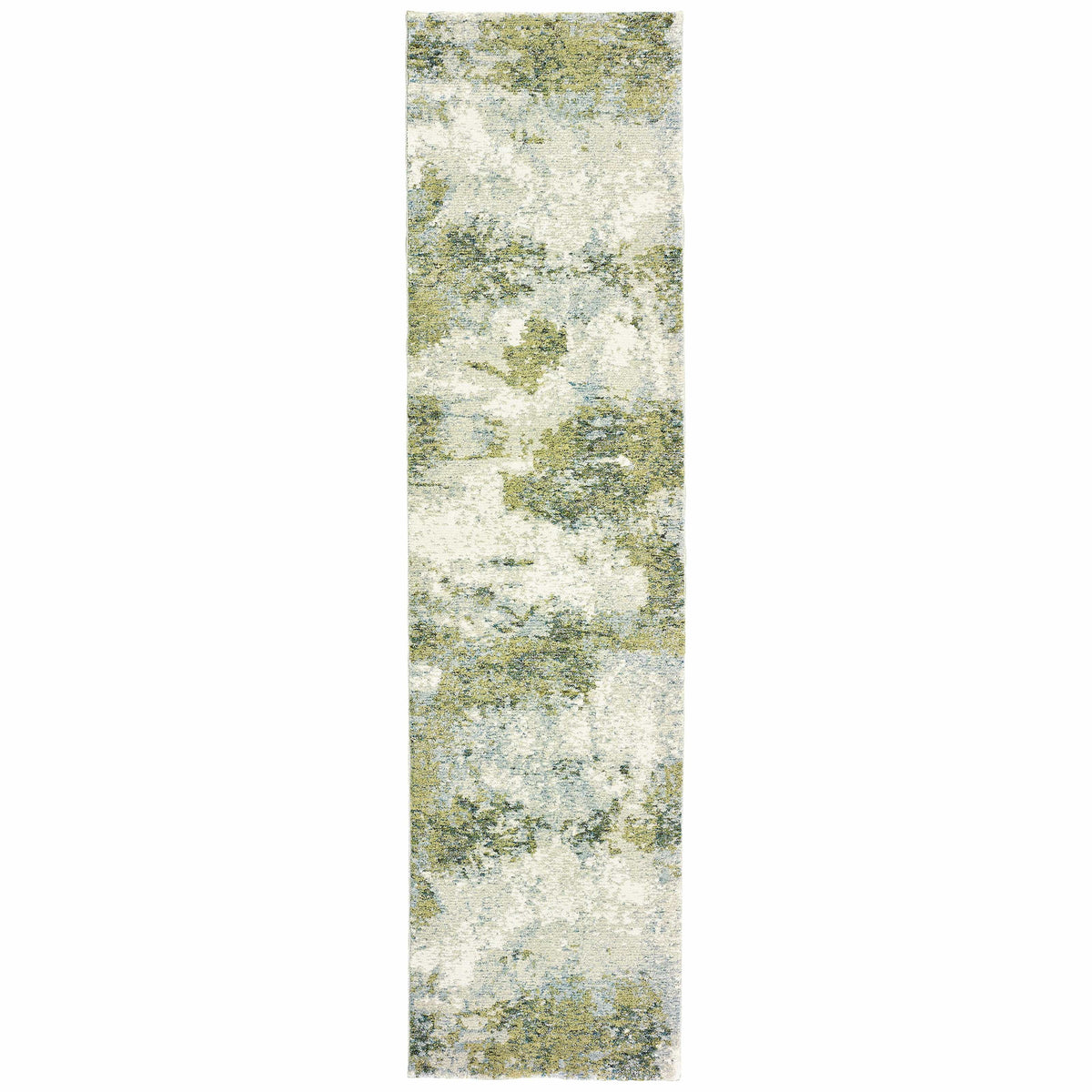 Evolution Blue & Green Contemporary Rug